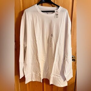 Harbor Bay by DXL Big and Tall Men’s Size 4XL NWT Cotton White Long Sleeve Shirt
